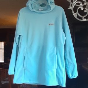 Columbia extra long fleece hoodie
